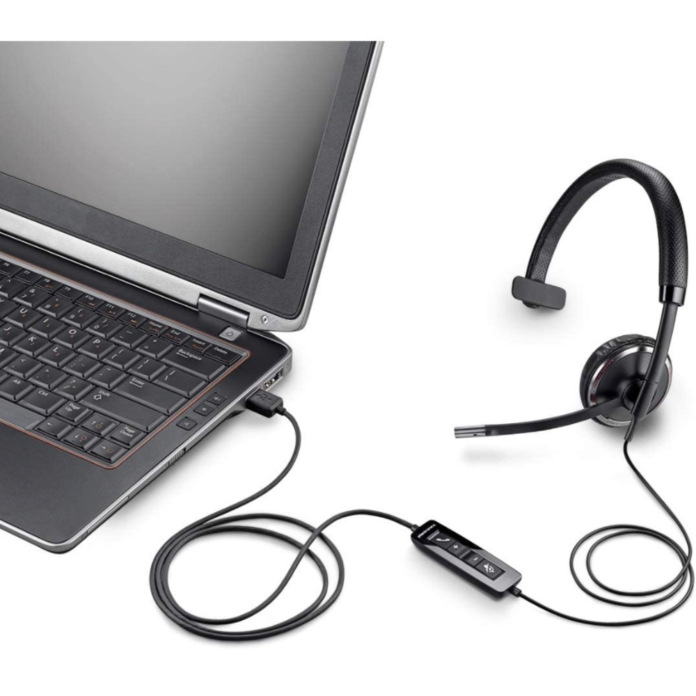 🆕 Plantronics Blackwire C-520M USB Headset, On-Ear Mono Headset, Wired - Picture 1 of 9